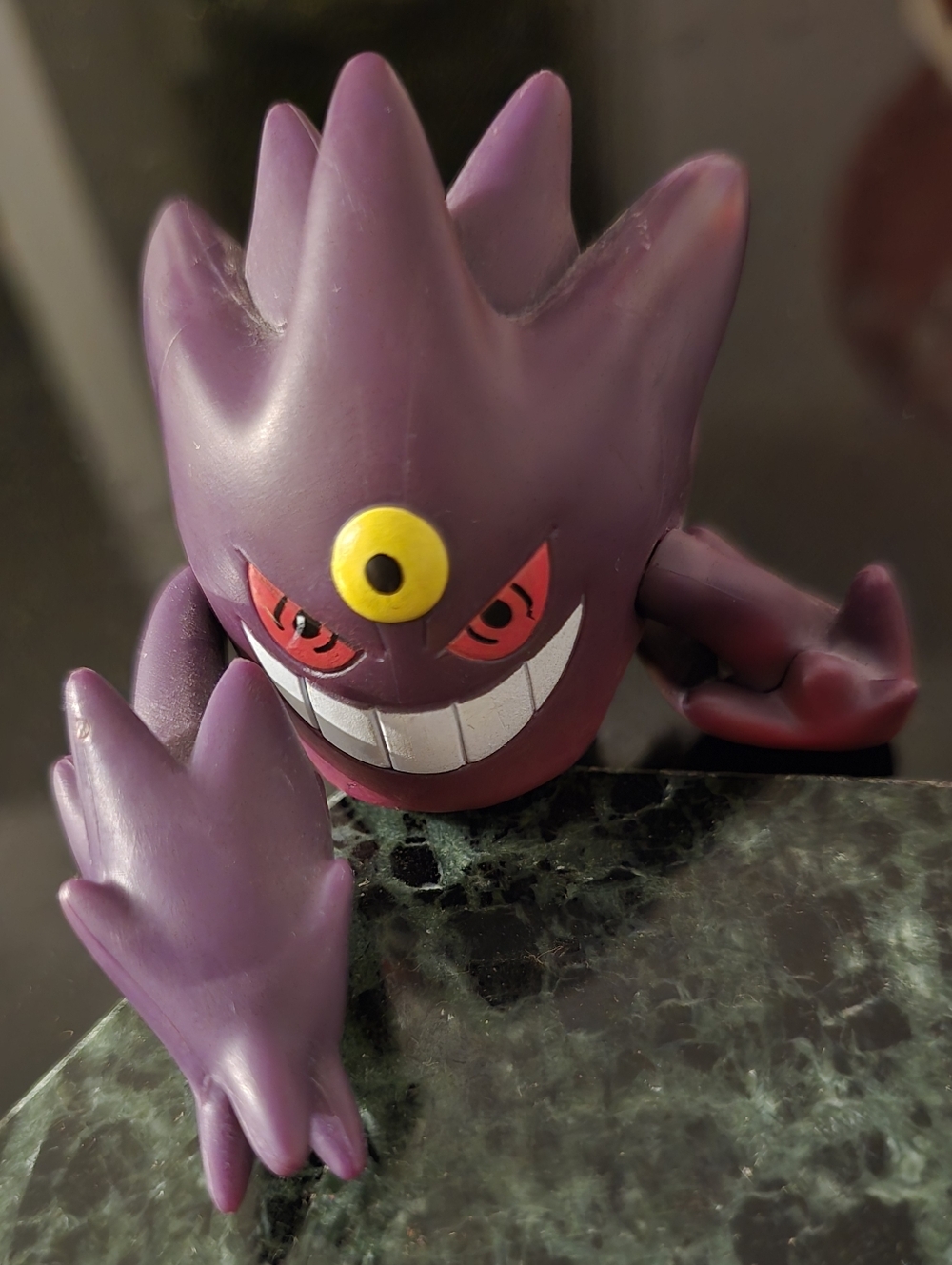 TOMY Discontinued RARE Mega Gengar Figure ADJUSTABLE RIGHT ARM 1.5"H - Picture 2 of 6